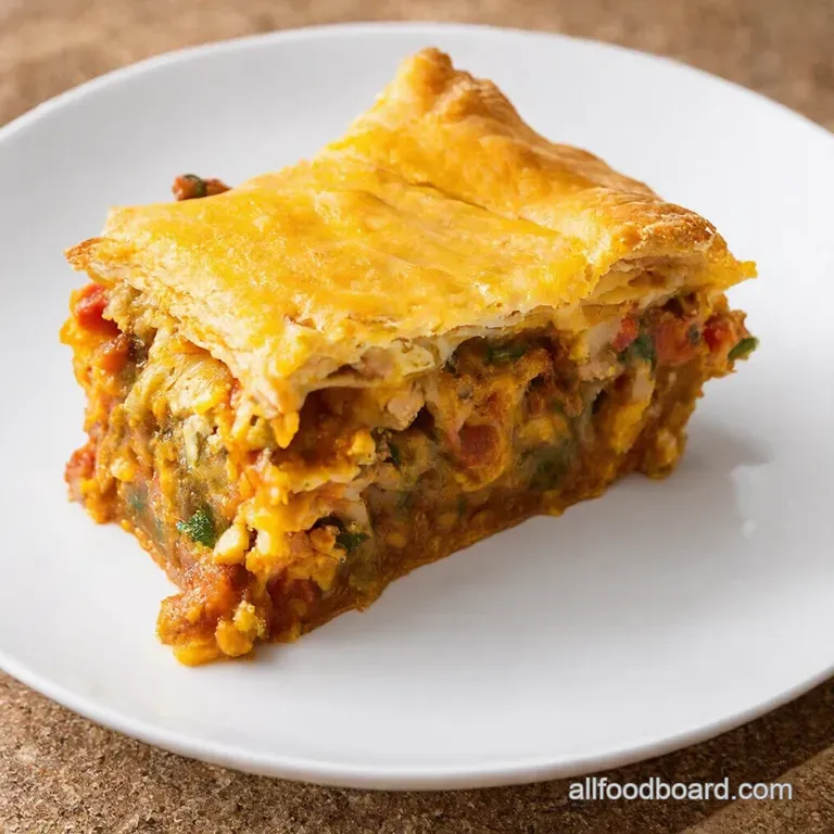 Fiesta Layered Burrito Pie