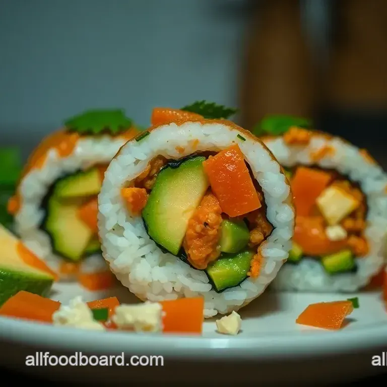 Fiesta Sushi Roll: A Mexican Twist on the Classic Sushi!
