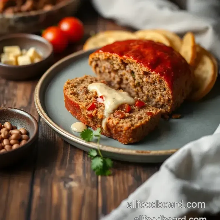 Bake Ground Beef Taco Meatloaf Delight presentation
