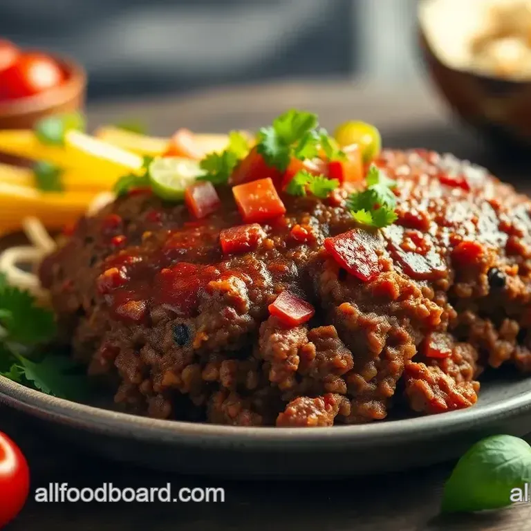 Bake Ground Beef Taco Meatloaf Delight