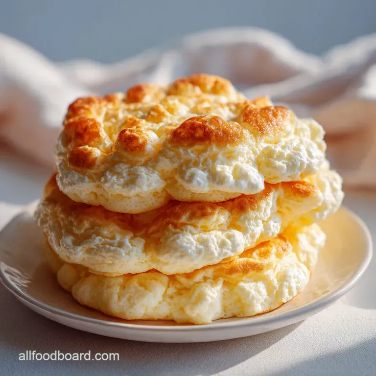 Three lemon ricotta pancakes, drizzled with syrup, garnished with fresh blueberries, lemon slices, and mint on a white plate.