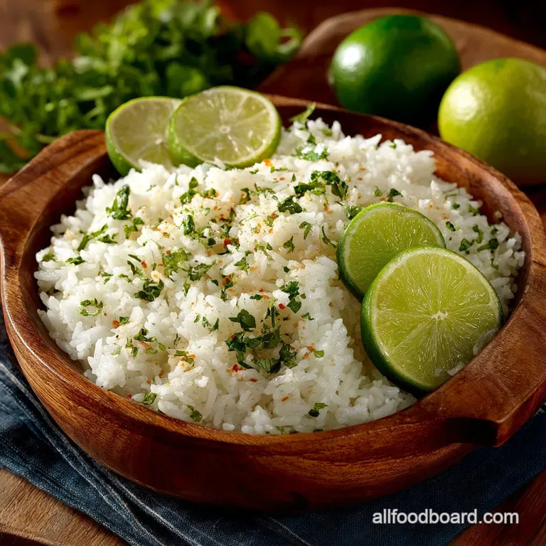 Bright and Zesty Cilantro Lime Rice The Fluffy Foundation for Any Meal presentation