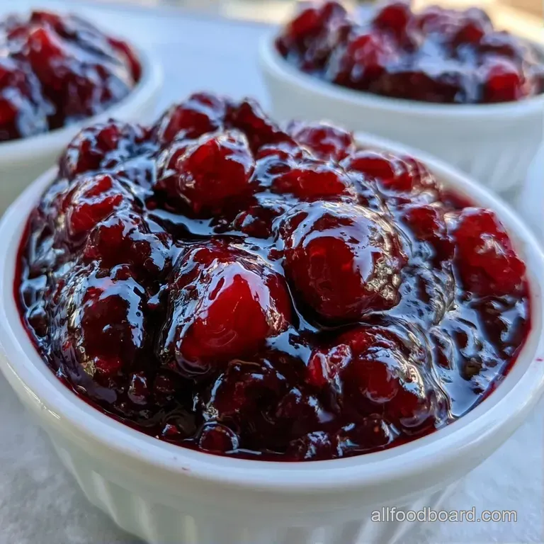 Deep crimson jam spread thick on golden-brown toast, served on a white ceramic plate with fresh berries.