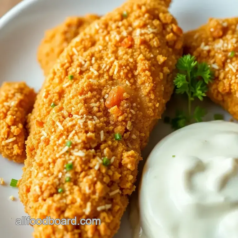 LongHorn Parmesan Chicken presentation