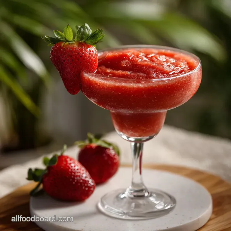 Strawberry Daiquiri: a Perfectly Balanced Frozen Classic presentation