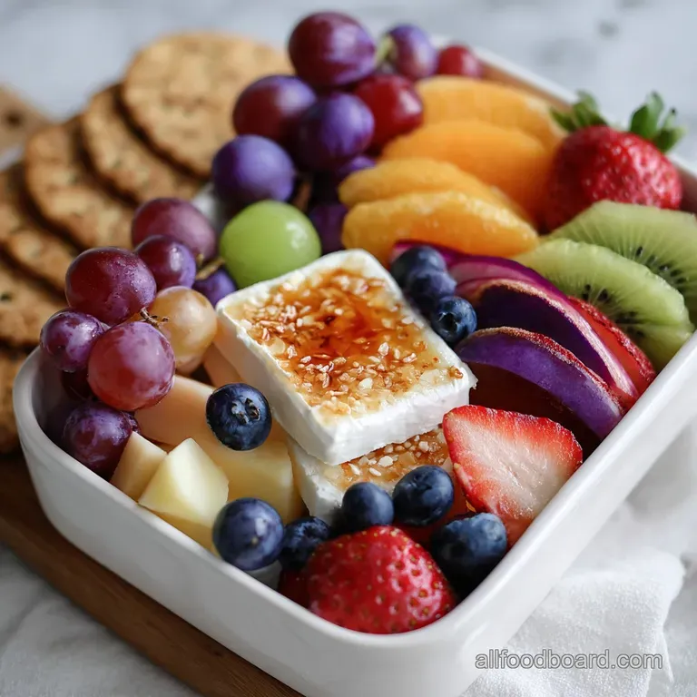 Fruit and Cheese Bento Box