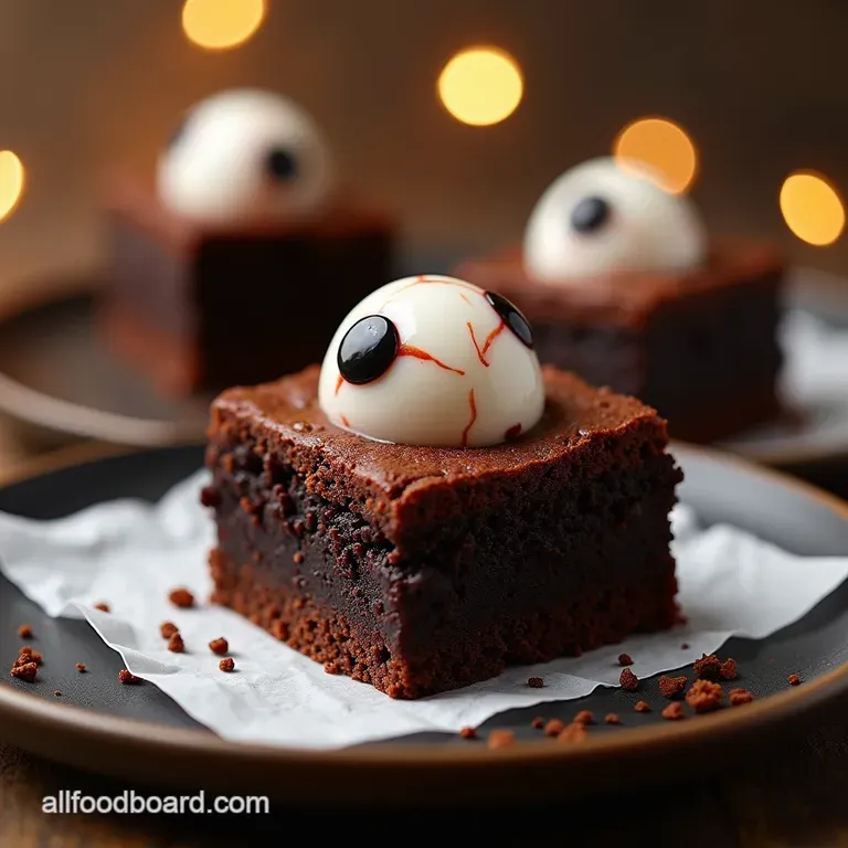 Fudgy Eyeball Brownies The Ultimate Halloween Treat Recipe The Ghoulishly Good Eyeball Brownies Fudgy Freaky