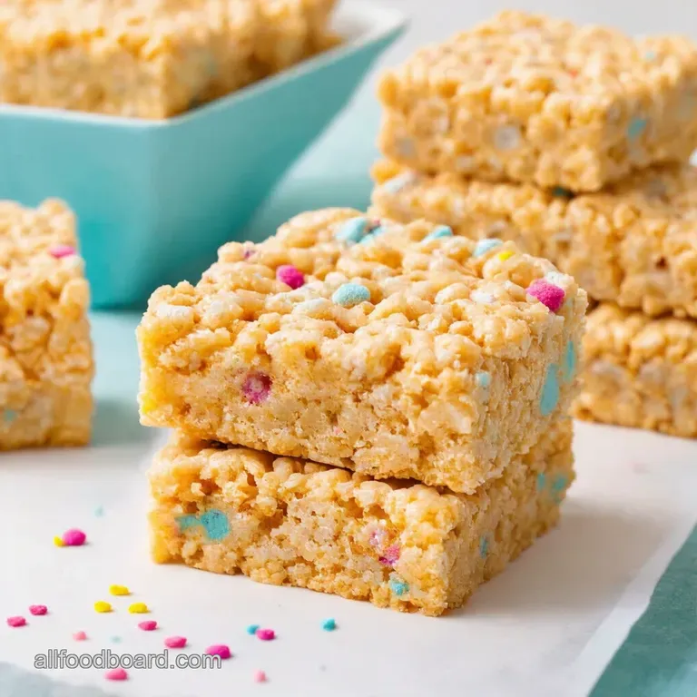 Funfetti Birthday Bash Rice Krispies Treats