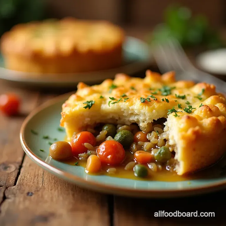 Garden Patch Pot Pie A Veggie Delight presentation