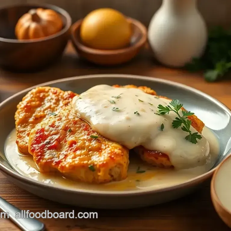 Sautéed Garlic Butter Chicken with Creamy Sauce