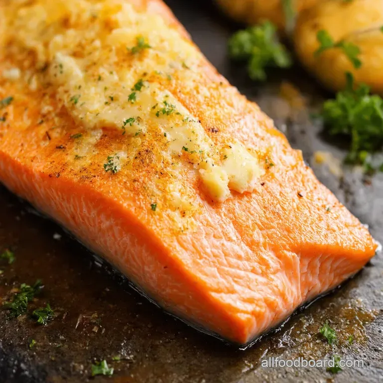Garlic Butter Parmesan Salmon A Weeknight Winner presentation