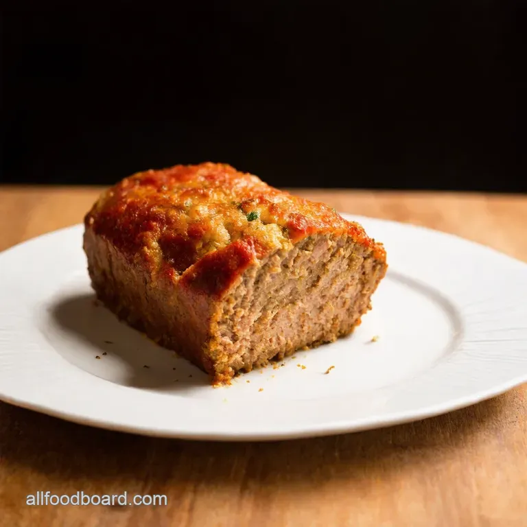 Garlic Parmesan Chicken Meatloaves presentation