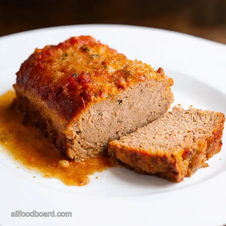 Garlic Parmesan Chicken Meatloaves