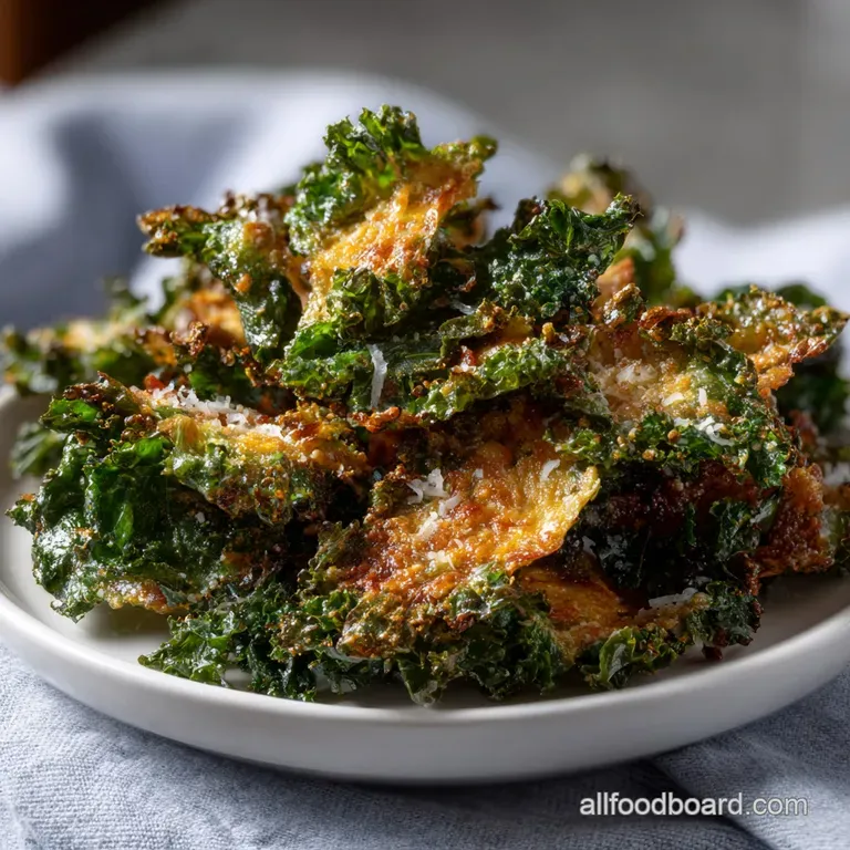 Homemade Garlic and Parmesan Kale Chips: Ultimate Crunch