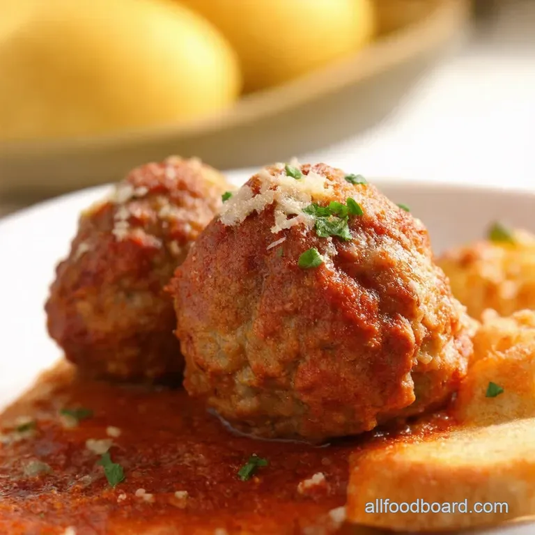 Garlic Parmesan Meatballs Flavour Bomb Bonanza presentation