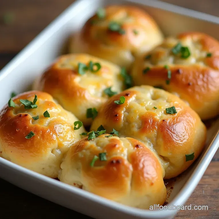Garlic Parmesan PullApart Rolls