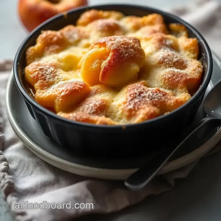 Georgia Peach Cobbler: Sweet Simplicity presentation