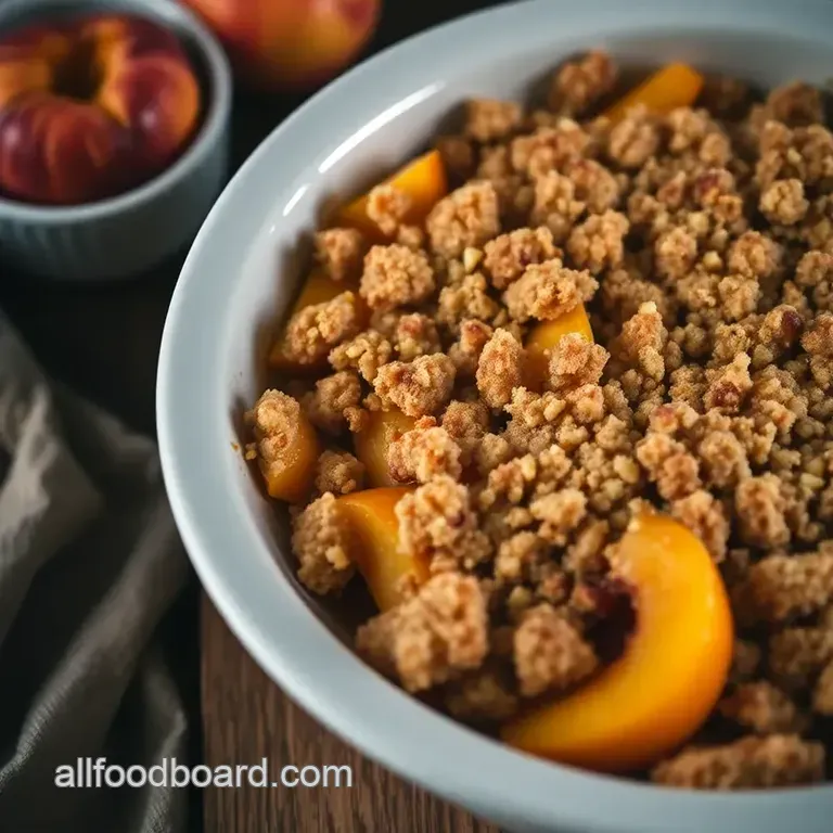 Georgia Peach Crisp: A Southern Classic presentation