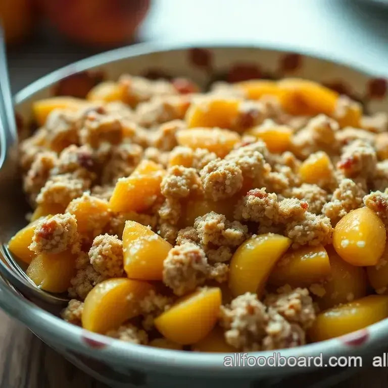 Georgia Peach Crisp: A Southern Classic