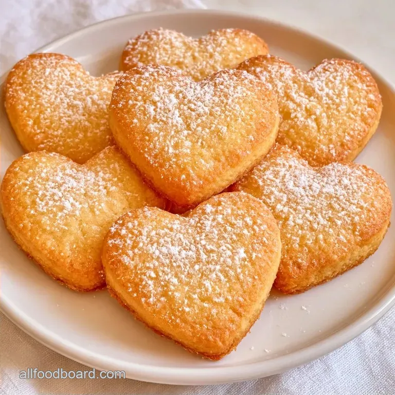 German Heart Cookies with Raw Honey