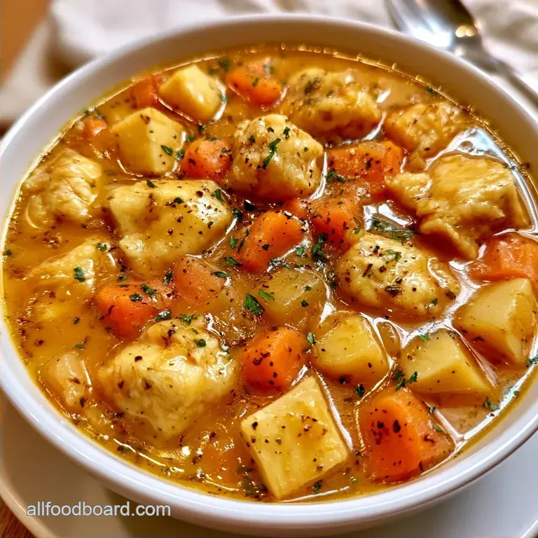 Old Fashioned German Soup with Dumplings