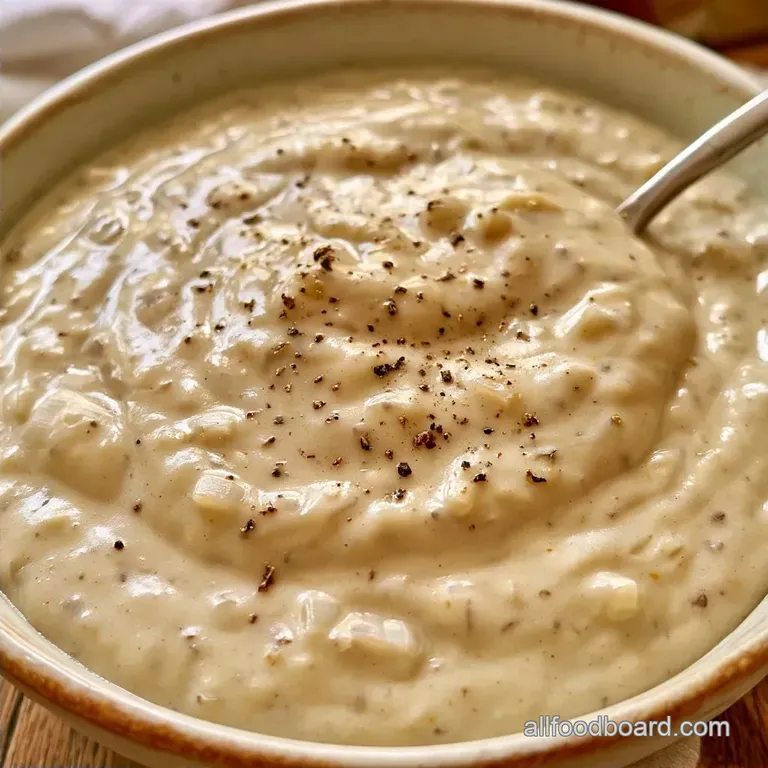 Old Fashioned German Sour Cream Gravy