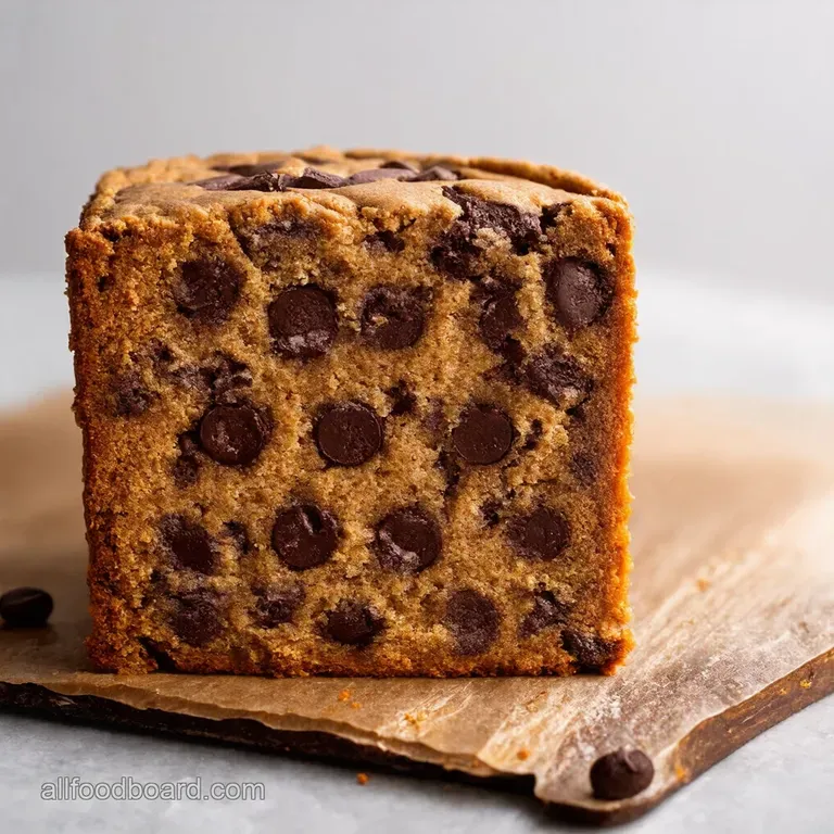Giant Chocolate Chip Cookie Cake