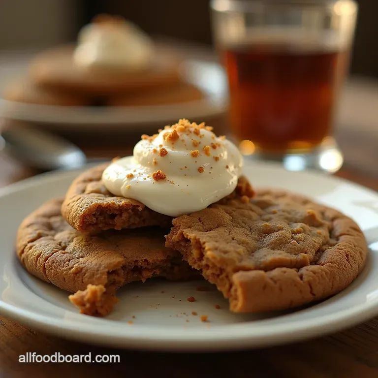 Wake Up Smell the Spices Gingerbread Cookie Overnight Oats presentation