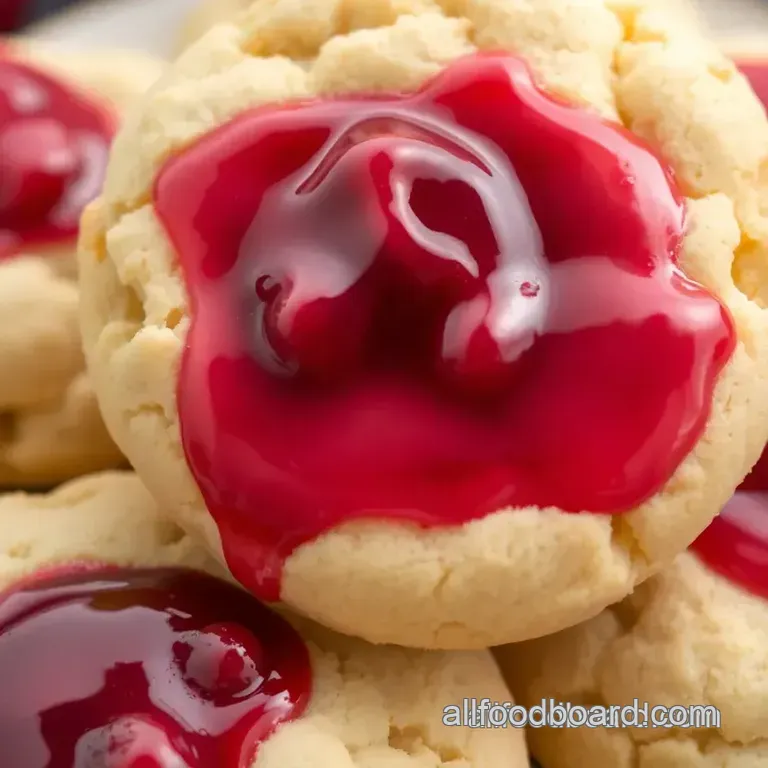 Cherry-Flavored Hardening Cookie Glaze presentation