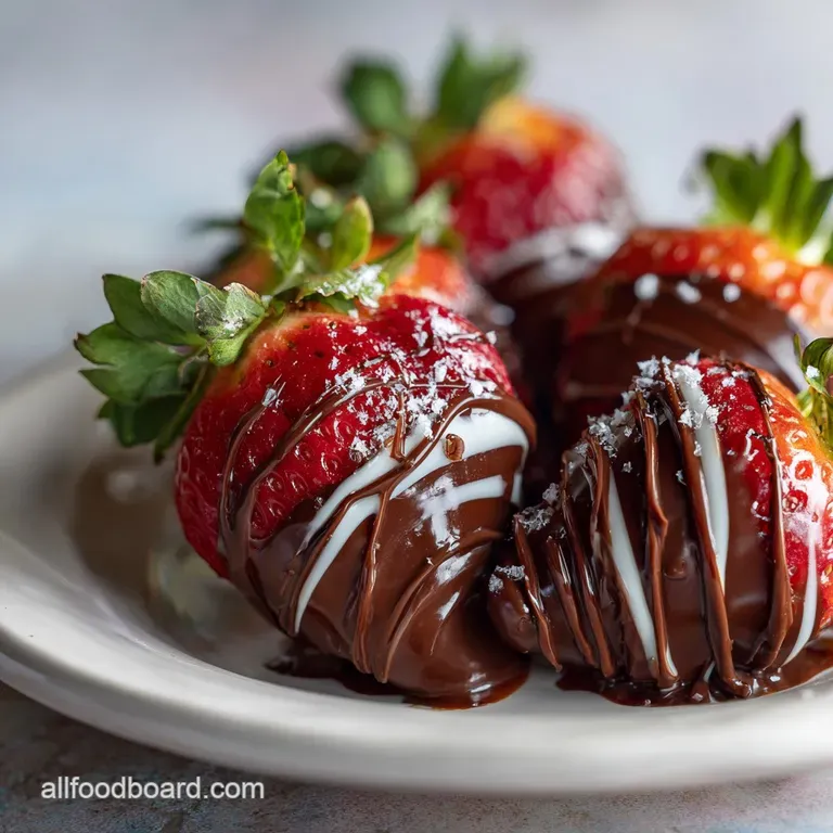 Chocolate Covered Strawberries: Glossy Finish
