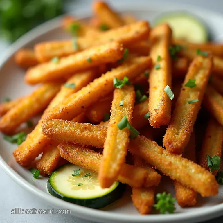 Golden Air Fryer Zucchini Fries