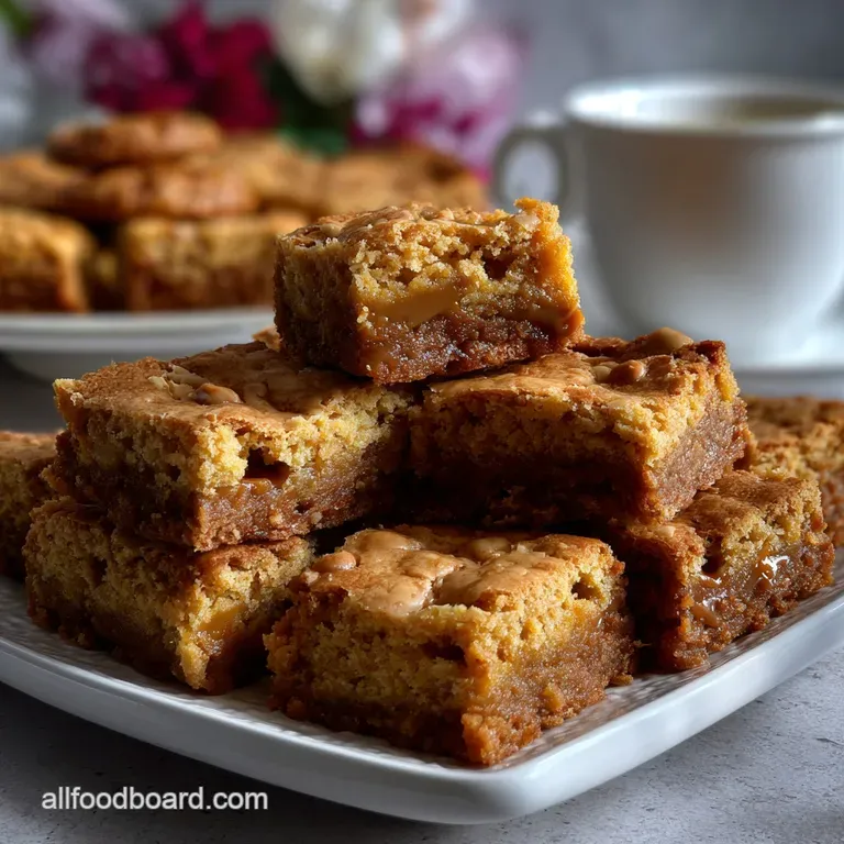 Butterscotch Bars: The Chewy Blondie Recipe