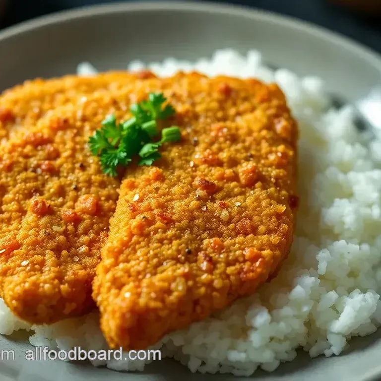 Golden Crispy Chicken Katsu