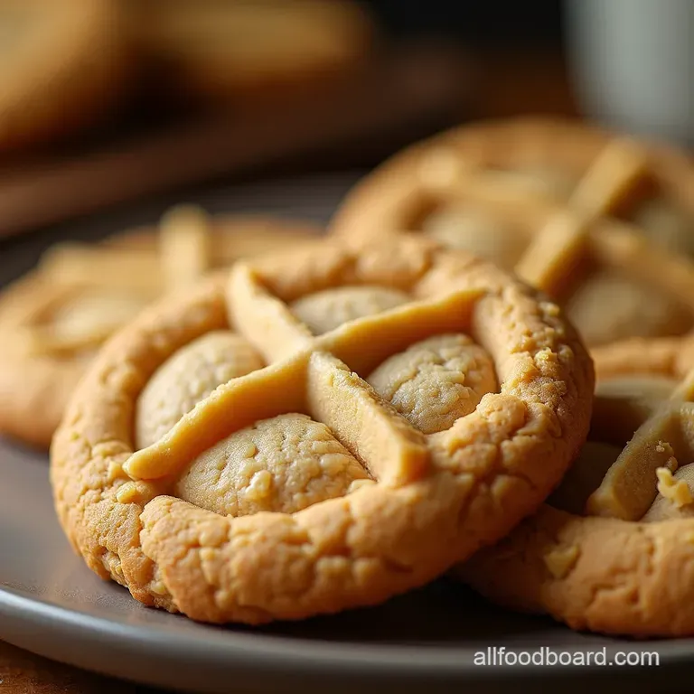 The Ultimate Golden CrissCross Peanut Butter Cookies Truly Classic Chewy presentation