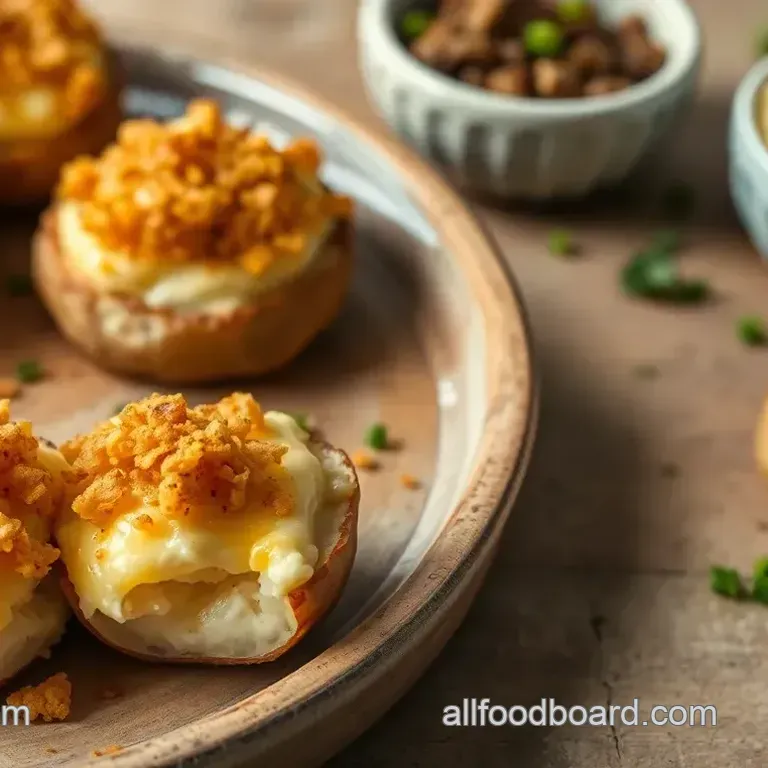 Baked Potato Rounds with Cheesy Crunch