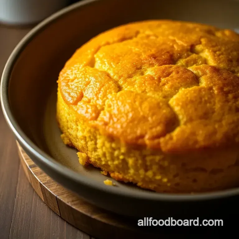 Golden Sweet Cornbread Delight presentation