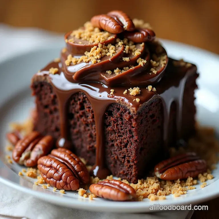The Millionaires Shortcut Gooey Chocolate Pecan Dream Cake The Neiman Marcus Inspired Classic