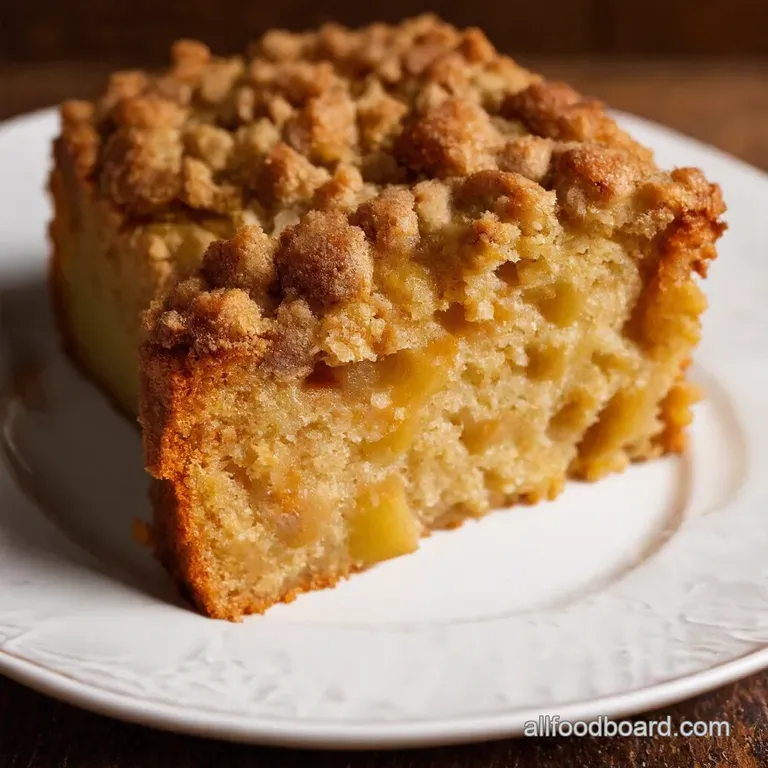 Grandma Smiths Spiced Apple Crumble Cake