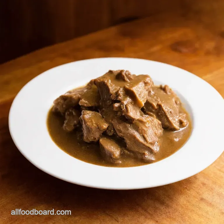 Grandmas Gold Rich Savory Turkey Giblet Gravy presentation