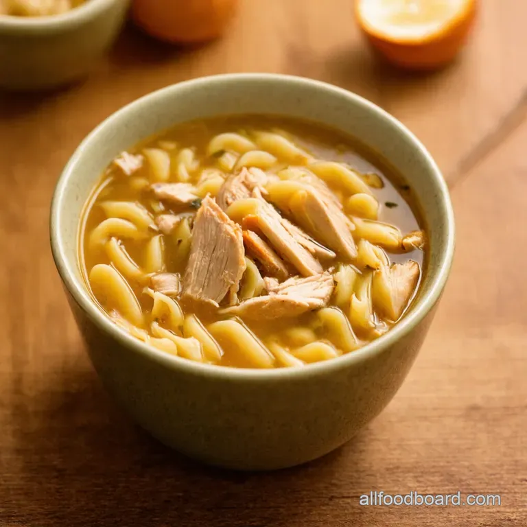 Grandmas Remedy Classic Chicken Noodle Soup presentation