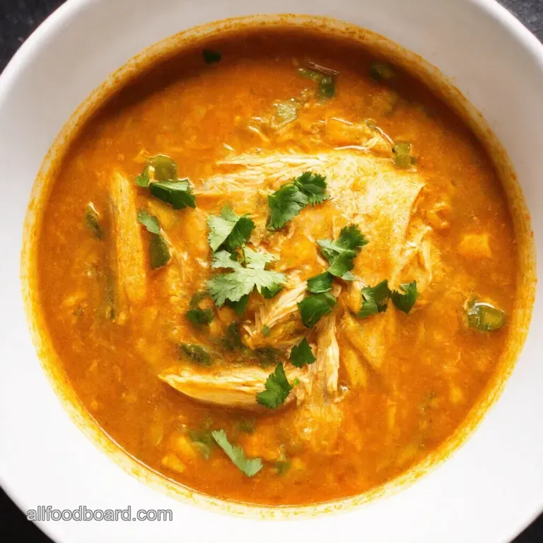 Green Chile Chicken Enchilada Soup A Flavor Fiesta