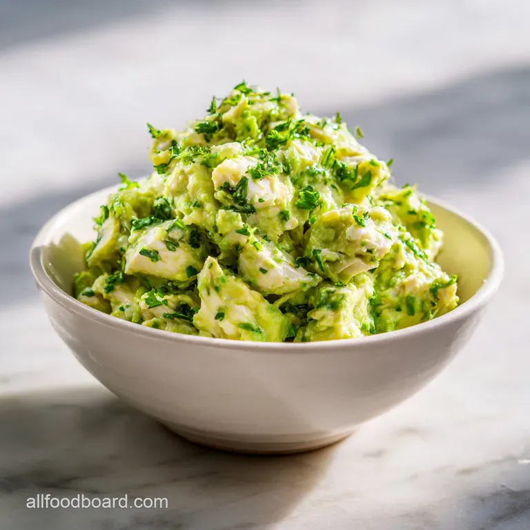 Green Goddess Chicken Salad: High Protein