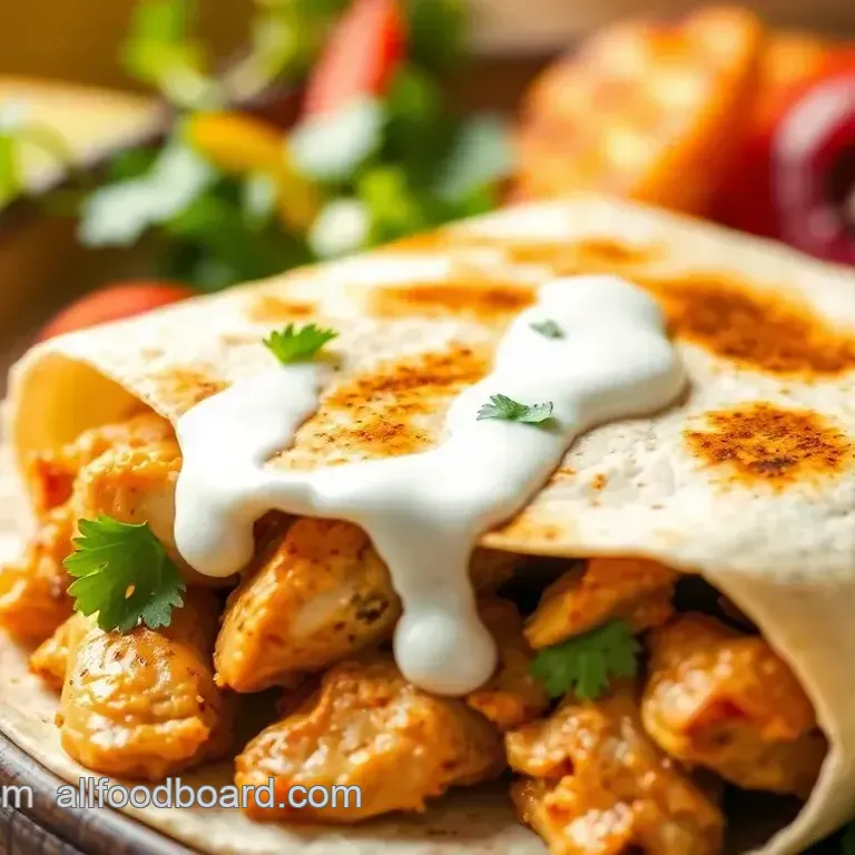 Chipotle Ranch Grilled Chicken Burrito
