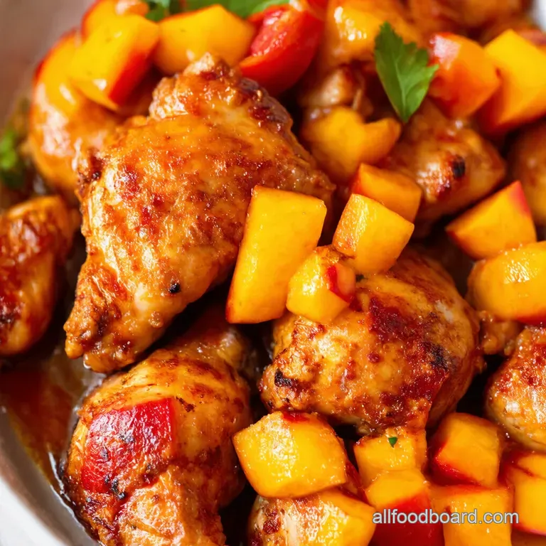 Grilled Hot Honey Chicken with Peach Salsa Sweet Spicy Grilled Hot Honey Chicken with Fresh Peach Salsa