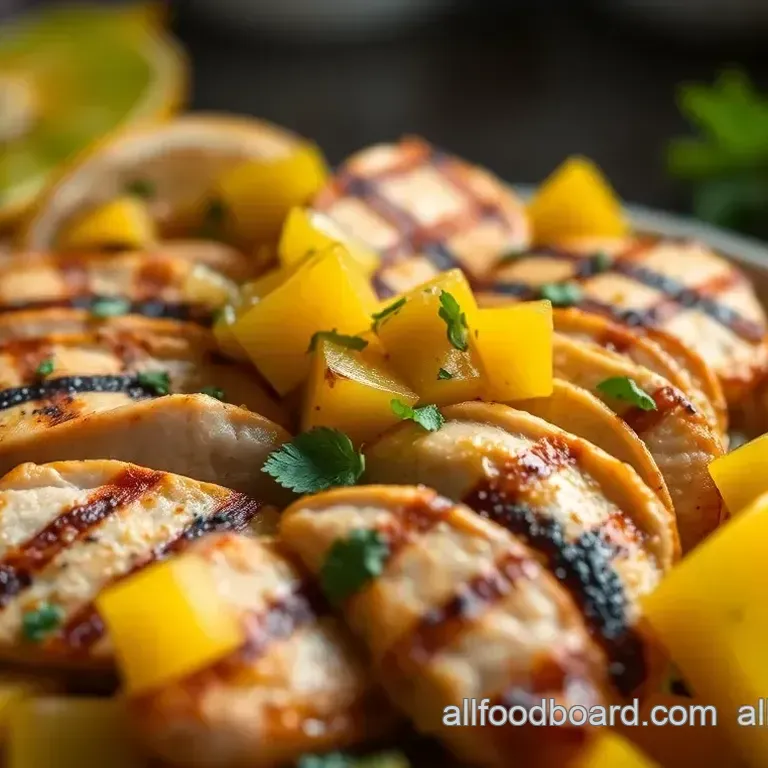 Grilled Mango Pineapple Chicken: Tropical Bliss on a Plate