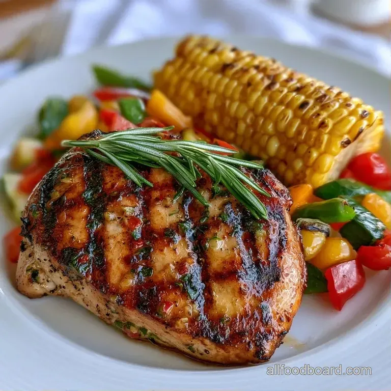 Artfully plated salad with organized strips of charred corn, red tomato, and creamy avocado on a white plate.