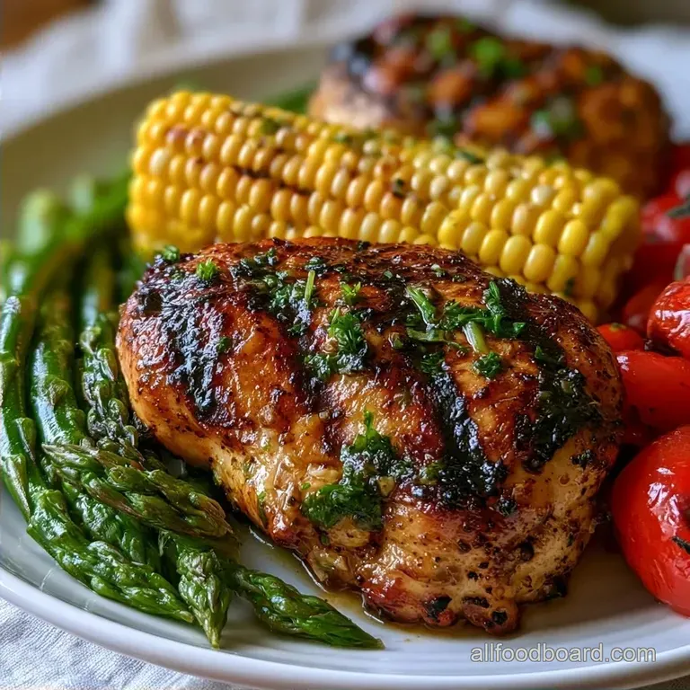 Grilled Summer Cobb Salad with Charred Corn