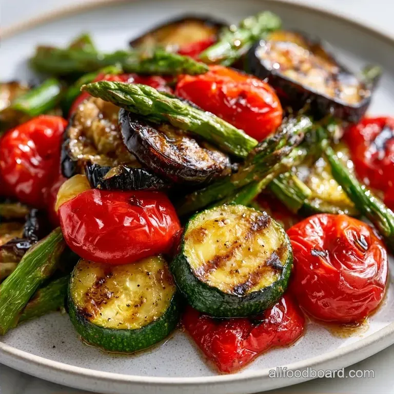 Grilled Vegetable Salad: Smoky and Tangy
