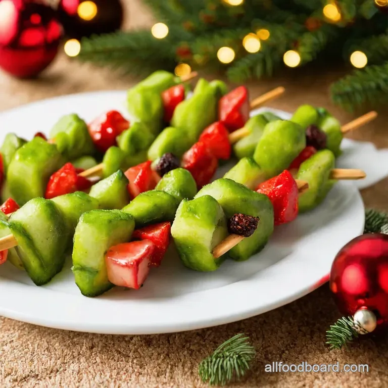 Grinchs HeartHealthy Holiday Kabobs
