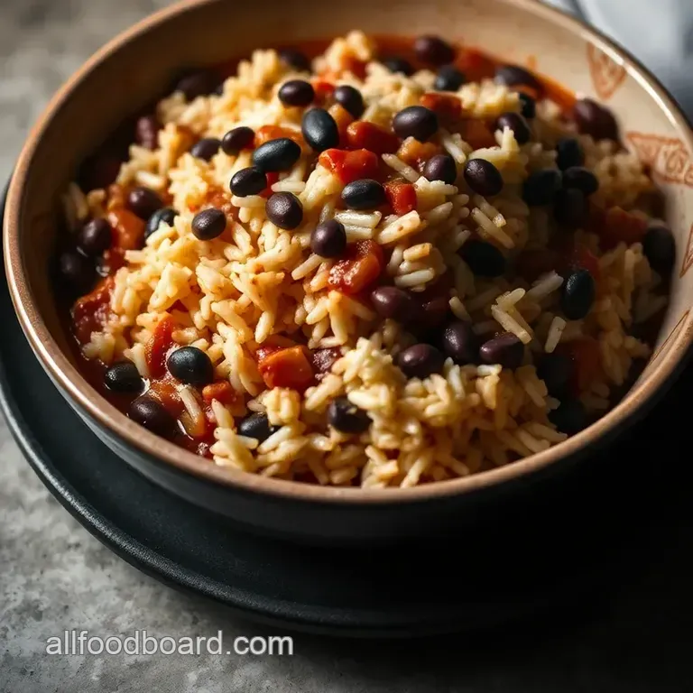 Haitian Rice and Beans (Djon Djon Ji Frit) presentation